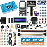 LAFVIN Super Starter Kit for ESP32-S3-WROOM Support MicroPython &amp; C/C++ | Camera, WiFi &amp; Bluetooth, 70+ Online Tutorial Projects, STEM Electronics Programming Kit for Beginners