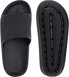 BRONAX Home Slides for Men Pillow House Shower