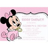 Amazon Com Minnie Backdrop Baby Shower Minnie Mouse Background Birthday 1st Girl Party Banner Photography Camera Photo