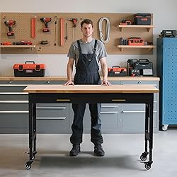 VEVOR Adjustable Workbench, 60-inch Garage