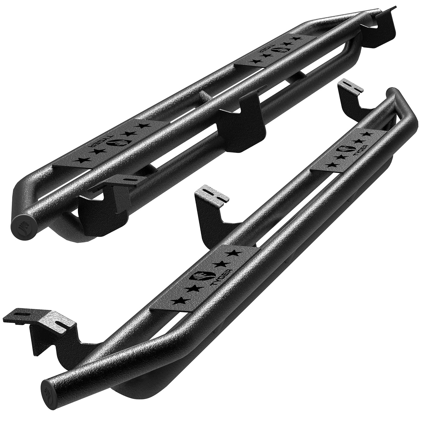 Photo 1 of Tyger Auto Star Armor Compatible with 2005-2023 Toyota Tacoma | Double Cab | TG-AM2T20048 | Side Step Rails Nerf Bars Running Boards