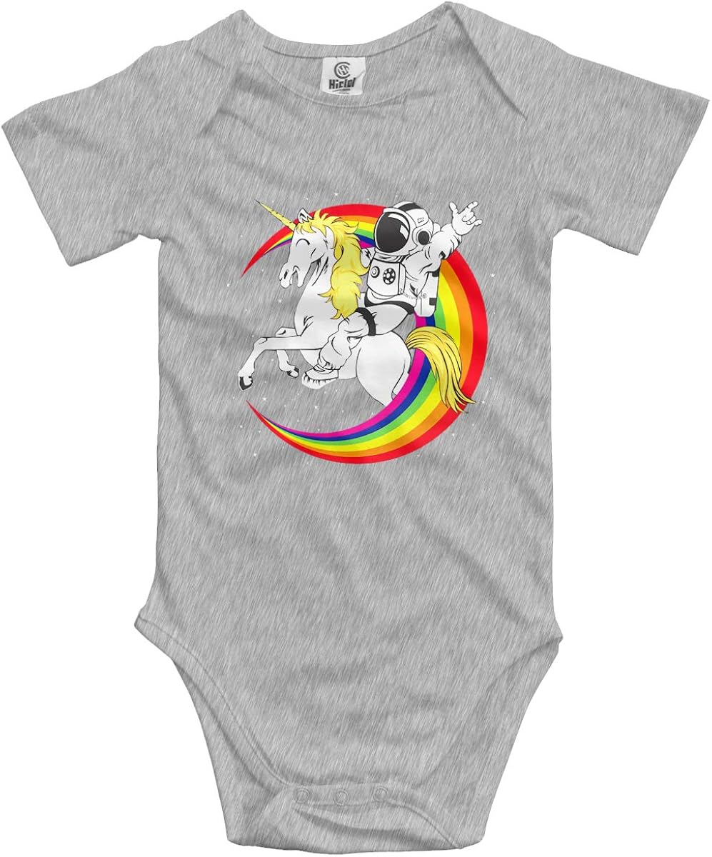 Toddler Climbing Bodysuit Astronaut Driving Unicorn Death Metal Infant Climbing Short-Sleeve Onesie Jumpsuit Romper