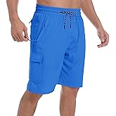 Men's Swim Trunks Quick Dry Board Shorts with Zipper Pockets Beach Shorts Bathing Suits for Men - No Mesh Liner