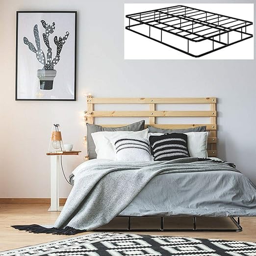 Amazon.com: Home Bedroom Furniture Twin Size Black Painted ...