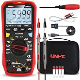 UNI-T Digital Multimeter UT161D,True RMS 1000V AC DC Volt Ohm Meter | Capacitor Tester. Frequency Meter, 6000 Counts, USB Transmission, LOZ, ACV, Temperature Measurement