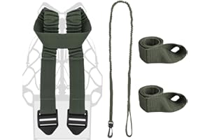 Dimakung Shoulder & Bungee Tether Straps for Summit Viper Goliath Titian Accessories, Climbing Tree Stand Backpack Straps for Summit Hunting Deer Stand, Climbing Treestand Accessories