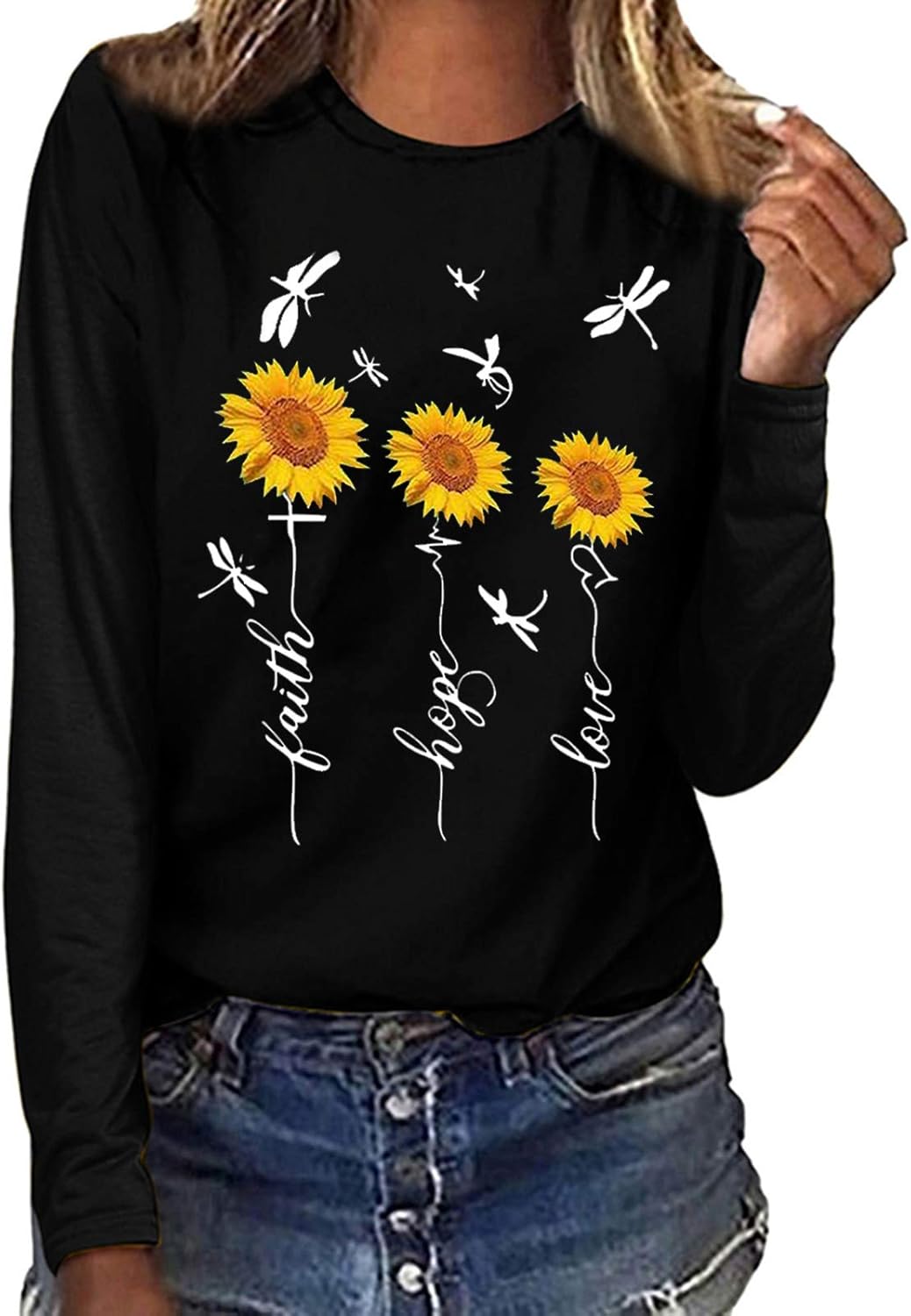 Sunflower Ladies Jumpers Oversized Sweatshirt Oversized Hoodies Women