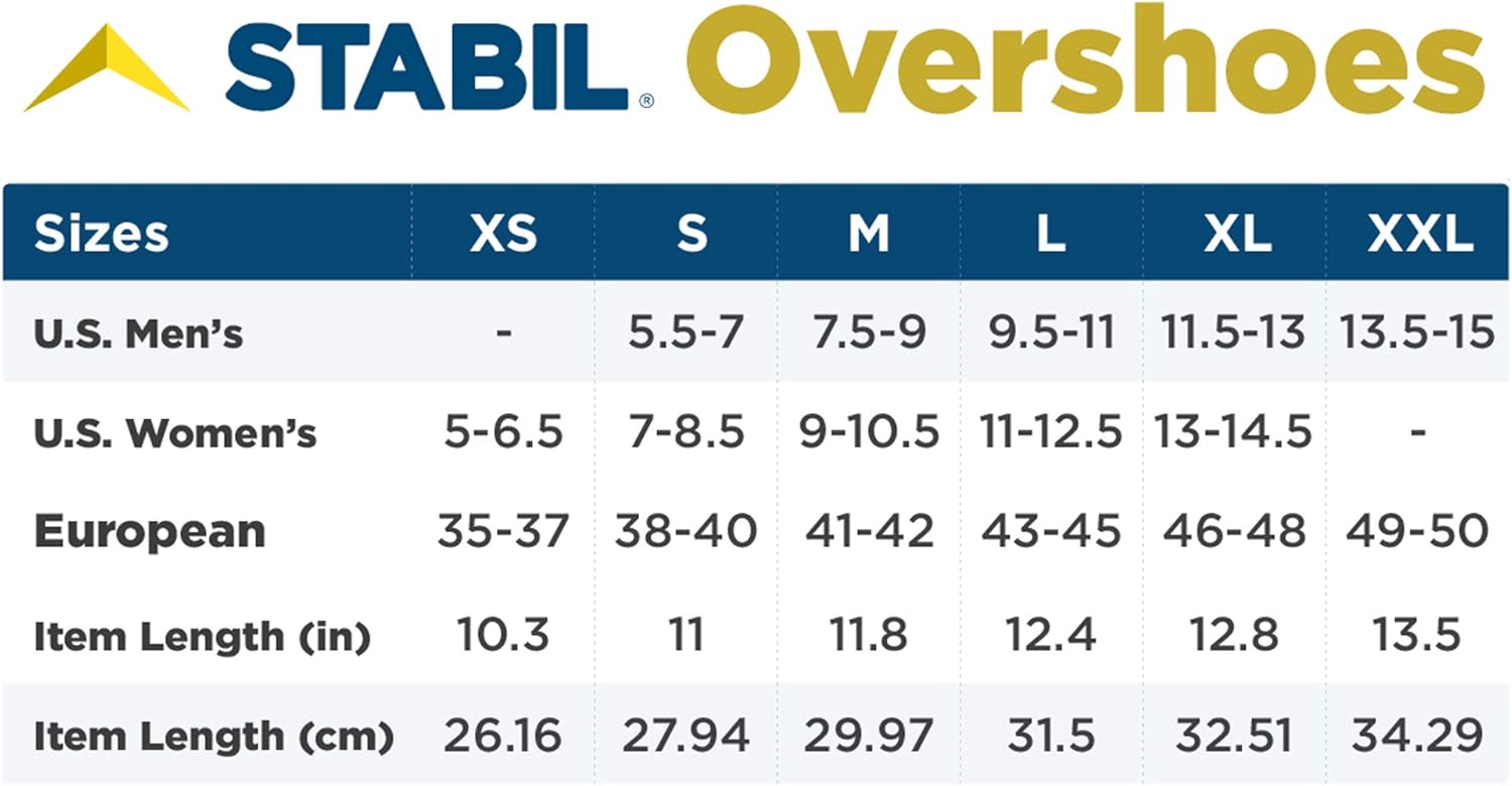 STABILicers Neos High Waterproof Overshoe with Integrated Traction Cleats: Shoes