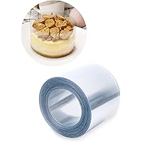 Cake Collar Acetate Roll 2 x 600 in (50ft) - Cake Collar - Acetate Cake Collars - Acetate Sheets for Baking - Cake Ring Sleev