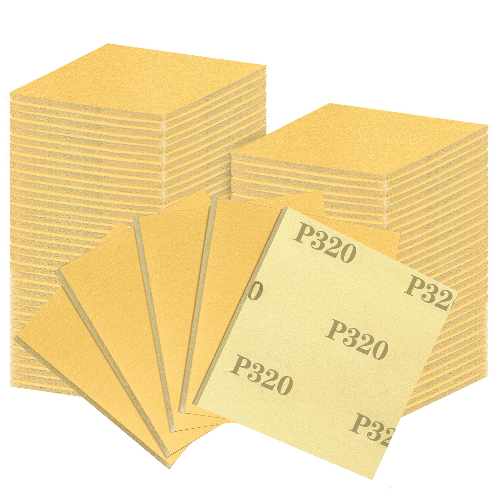 Shineboc 18 Pieces Sanding Sponge, Sanding Block Grit 320, Soft Foam Sand Block Wet Dry Sandpaper for Wood and Metal