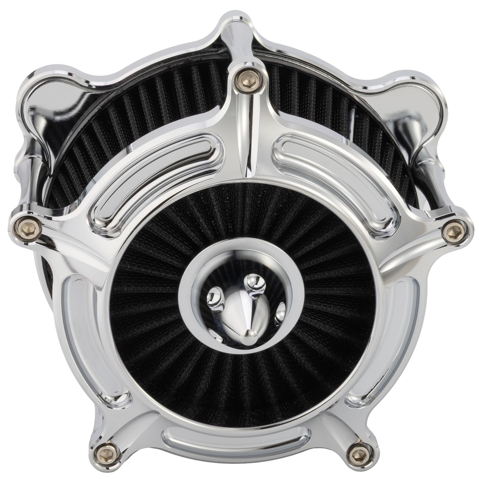 Photo 1 of High-Performance Air Filter Cleaner for Harley Davidson Dyna FXDLS (2017), Softail (2016-2017), Touring (2008-2016), and Trike (2008-2016) Models Black