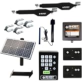 Ghost Controls Heavy Duty 30W Dual Solar Automatic Gate Opener Wireless Access Bundle