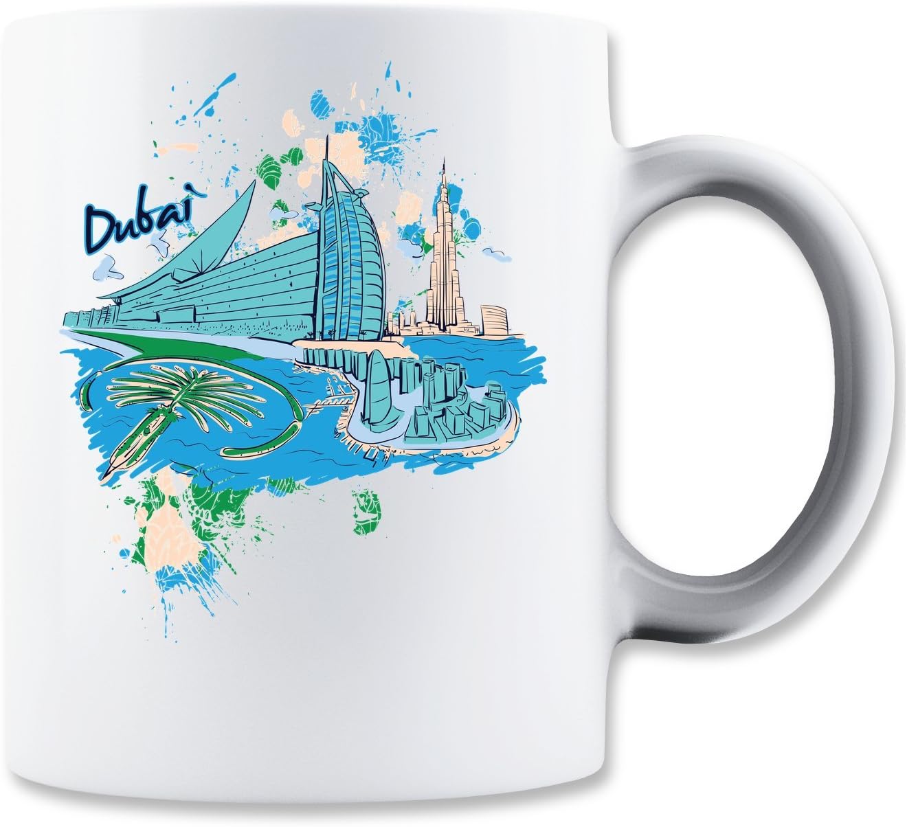 LukeTee Dubai Burj Khalifa Classic Tea Coffee Mug