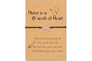 DAYOFUN Nurse Gifts for Women,Nurse Appreciation Graduation Christmas Valentines Cool Practitioner Nurses Week Gifts Bracelet Presents for Nurses Day