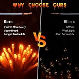 Dalugo Orange Halloween Lights 3M 30 LED IP65 Battery Powered with Timer view 2