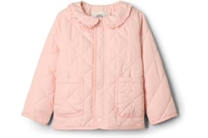 Amazon Essentials x Sofia Grainge Toddlers and Baby Girls' Midweight Field Jacket with Ruffle