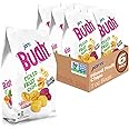 Jan's Buah Dried Fruit Chips - Experience Real Fruit, Gluten-Free, Sweet & Crunchy, Ready-to-Eat, Perfect for Anytime Snacking (Pack of 6, Mixed Fruit)