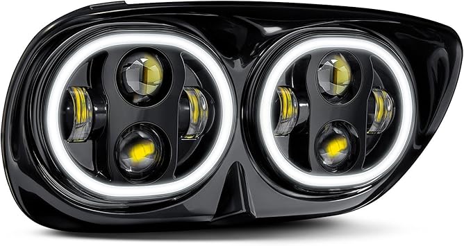 Lumen Dual Halo Projector LED Headlight 