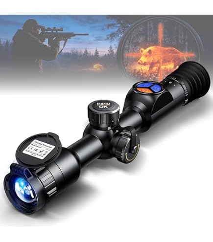 Amazon.com : GOYOJO 256X192 Thermal Rifle Scope for Hunting, 12μm