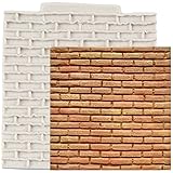 QDMOLDS Rock Brick Wall Texture Fondant Molds Brick