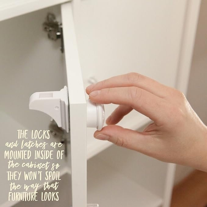 kitchen cupboard child locks magnetic