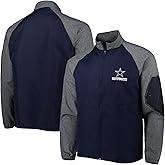 Dunbrooke Men's NFL Hurricane Raglan Full-Zip Windbreaker Jacket