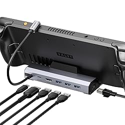 JSAUX Upgraded Docking Station 4K@120Hz for Steam