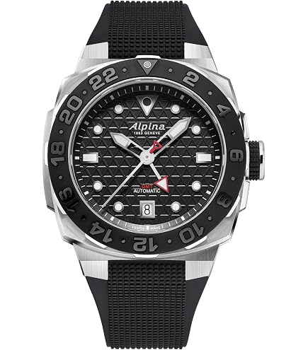 Amazon.com: Alpina Men's Automatic Alpiner Watch, Black Rubber