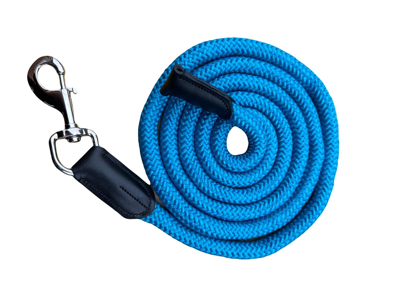 Luxury Horse Lead Rope for headcollars with Leather 18 mm thick (Patrol)