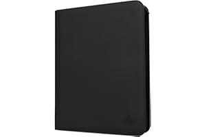Rayvol Toploader Binder, Holds 300+ Toploaders 9-Pocket Top Loader Card Storage Album, Ringless Double-Sided Pockets for Cards in 3 x 4'' Toploaders
