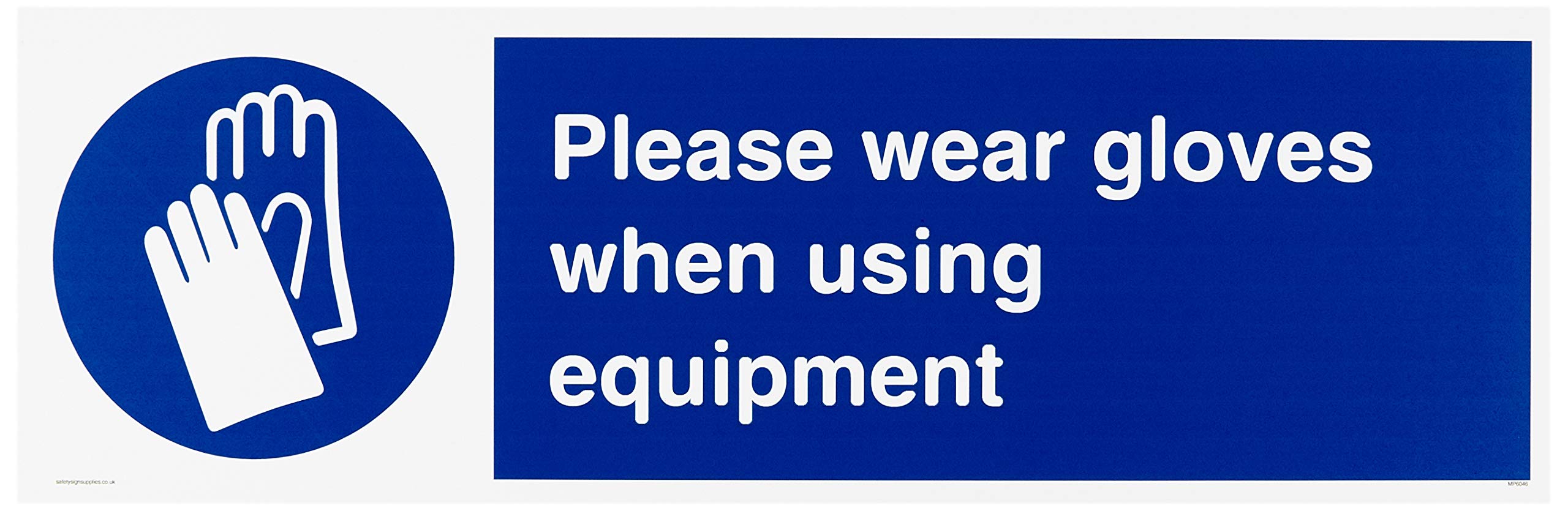 Please wear gloves when using equipment