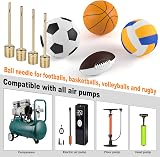 Hejo 33 PCS Bike Valve Pump Adaptor Set Brass DV/AV/SV view 6