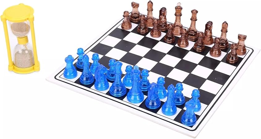 Virgo Toys Speed Chess and Criss Cross Set - Black and White Best Educational Toys