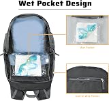 MAXTOP 50L Ultra Lightweight Packable Backback With Wet Pocket Foldable Rucksack view 4