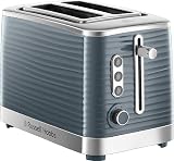 Russell Hobbs Inspire 2 Slice Toaster Grey 1050W Extra Wide Slots