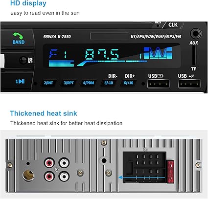 Cenxiny Rds Car Radio With Bluetooth Hands Free Kit Amazon De Elektronik