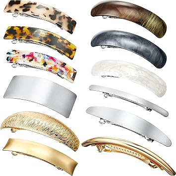 12 Pieces Women Hair Barrettes French 
