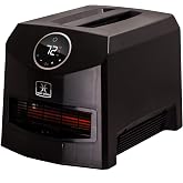 Heat Storm Mojave Indoor Ultra Lightweight Portable Infrared Space Heater - 1500 Watts - Built in Thermostat &amp; Overheat Sensor - Remote Control