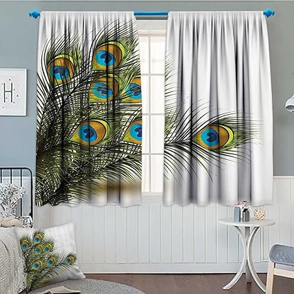 Amazon Com Strongger Peacock Decor Collection Waterproof