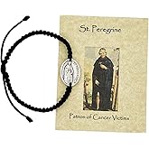 JWG Industries Saint Peregrine Religious Medal Jewelry Bracelet