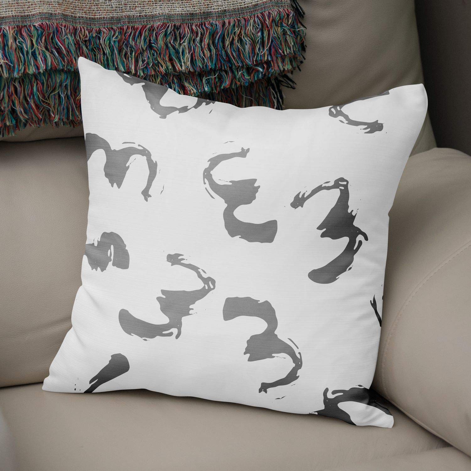 Bonamaison Decorative Cushion Cover Random Pattern, Throw Pillow Covers, Home Decorative Pillowcases for Livingroom, Sofa, Bedroom, Size:43X43 Cm - Designed and Manufactured in Turkey