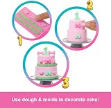 Barbie Party Unboxed Pet Birthday Shimmerin Hearts Set 10 Surprises JFG71 view 5