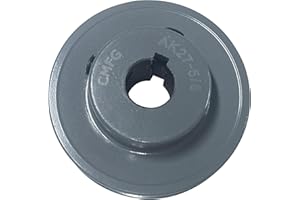 CMFG AK27-5/8 Bored-to-Size V Belt Sheaves 2.70''OD, 5/8 Inch Bore,Cast Iron, AK Pulley Single Groove for"4L" or"A" Belt