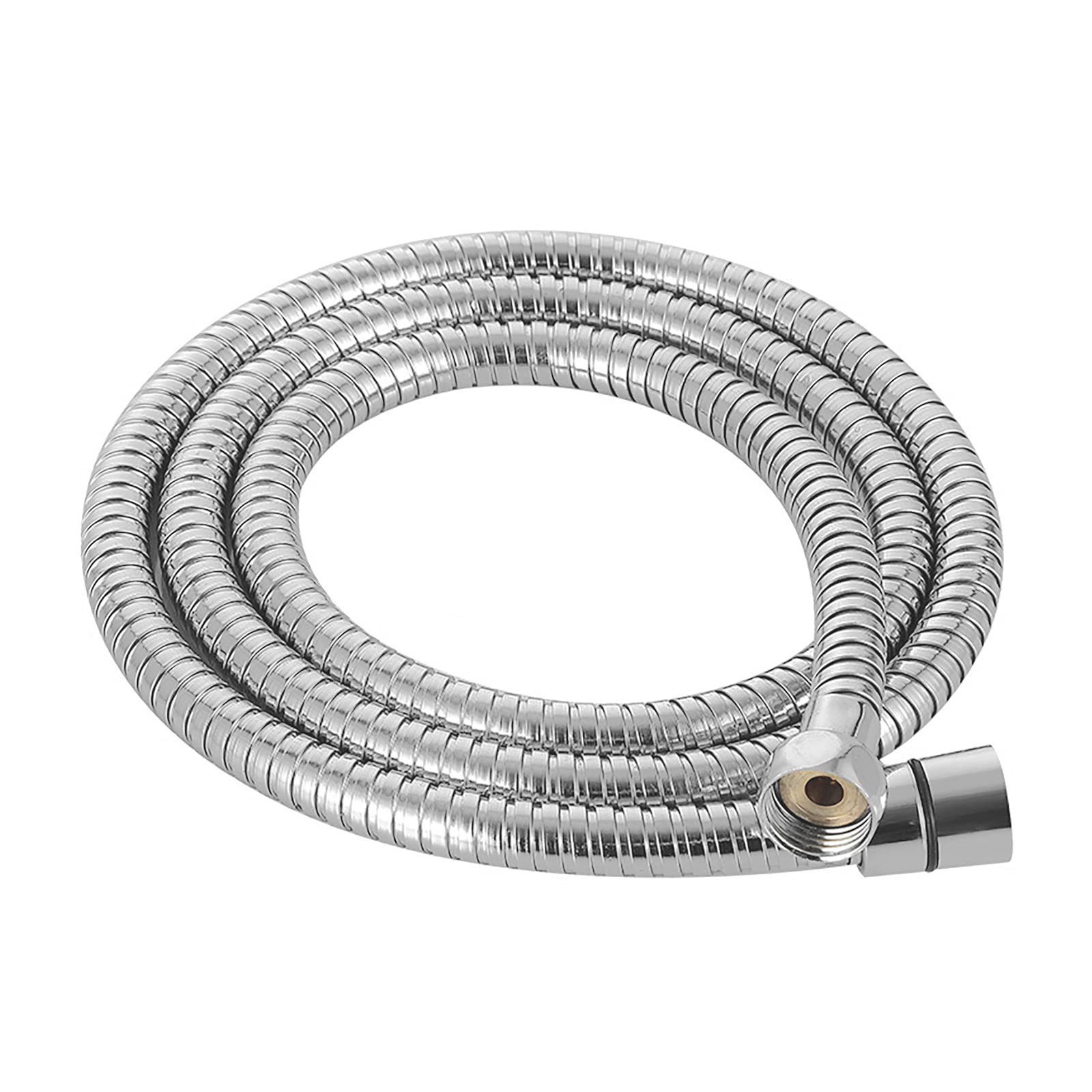 2m Shower Hose, Stainless Steel Replacement Shower Pipe Long Flexible Shower Hose Anti-Kink with 2 Washers