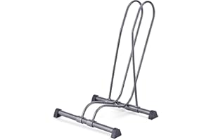 DELTA CYCLE & HOME Delta Cycle Single Bike Stand Floor, Tool-Free Adjustable Bike Floor Stand for Mountain, Fat Tire, Road Bikes, Freestanding Bike Stand For Garage Parking