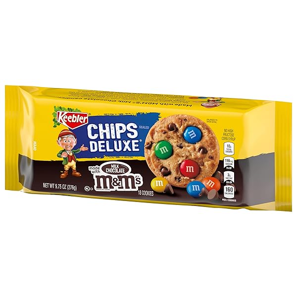 KEEBLER CHIPS DELUXE COOKIES RAINBOW WITH M&MS 9.75 OZ