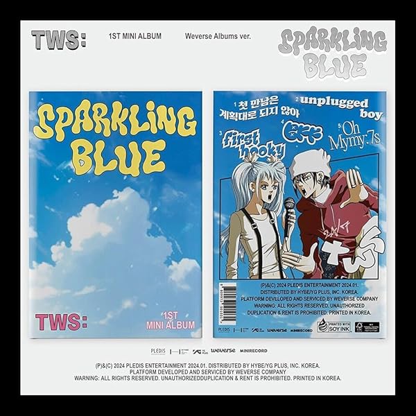 TWS 1st Mini Album 'Sparkling Blue' (Sparkling Ver.): TWS: Amazon
