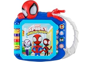 eKids Spidey and His Amazing Friends Book, Toddler Toys with Built-in Preschool Learning Games, Educational Toys Make Great for Kids (Styles May Vary)