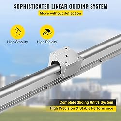 VEVOR Linear Rail, 2PCS SBR12-1000mm, Linear Guide