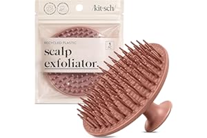 Kitsch Hair Scalp Massager Hair Growth, Shampoo Brush - Scalp Scrubber & Hair Massager for All Hair Types | Hair Brush for Ha